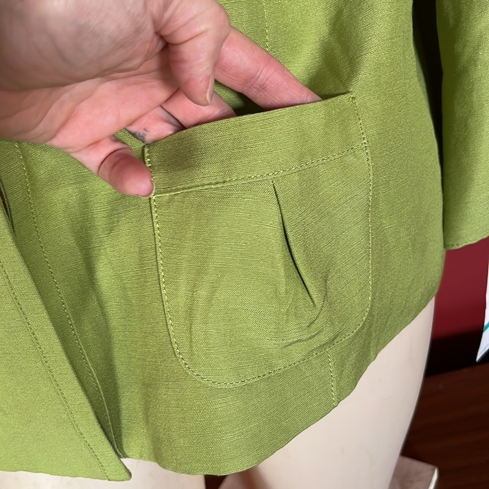 New Ruby Rd. Avocado lined jacket. - Picture 4 of 16